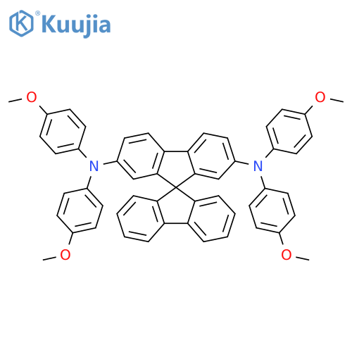 2,7-BisN,N-bis(4-methoxyphenyl)amino9,9-spiro-bifluorene structure