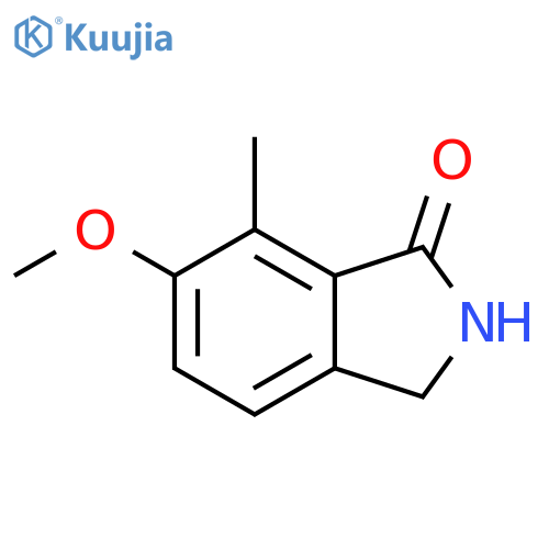 6-Methoxy-7-methyl-2,3-dihydro-1H-isoindol-1-one structure
