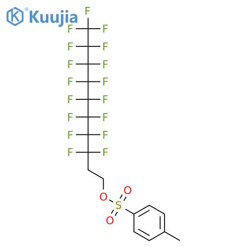 1-Decanol,3,3,4,4,5,5,6,6,7,7,8,8,9,9,10,10,10-heptadecafluoro-,1-(4-methylbenzenesulfonate) structure