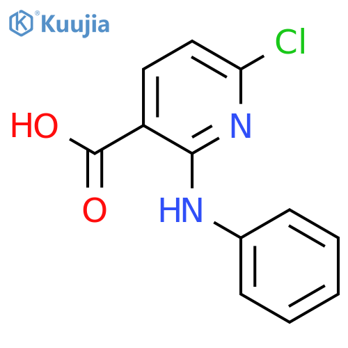 6-Chloro-2-(phenylamino)nicotinic acid structure