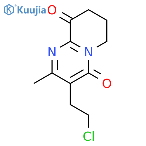 3-(2-Chloroethyl)-7,8-dihydro-2-methyl-4H-pyrido1,2-apyrimidine-4,9(6H)-dione structure