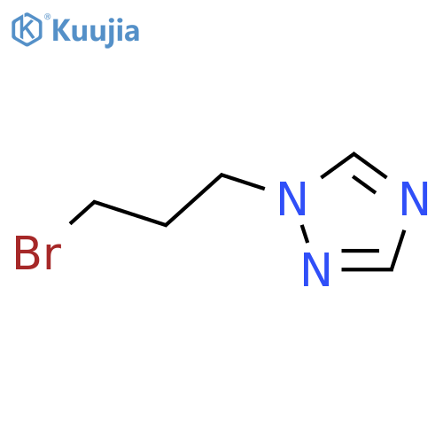 1-(3-bromopropyl)-1H-1,2,4-triazole structure