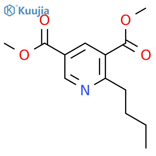 3,5-PYRIDINEDICARBOXYLIC ACID, 2-BUTYL-, DIMETHYL ESTER structure