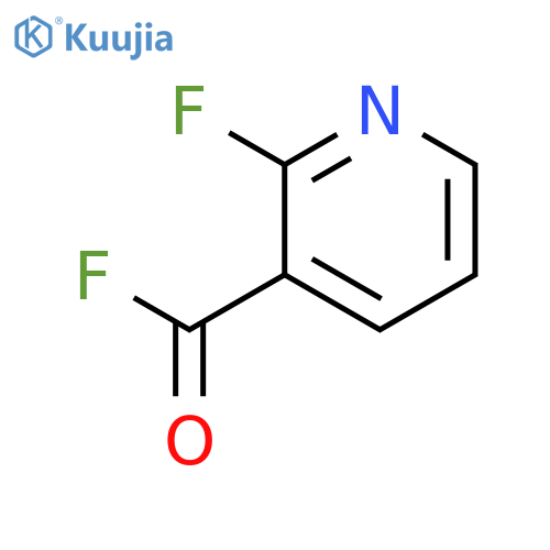 3-Pyridinecarbonylfluoride, 2-fluoro- structure