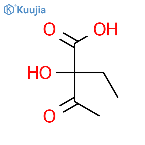 Butanoic acid, 2-ethyl-2-hydroxy-3-oxo-, (2S)- structure