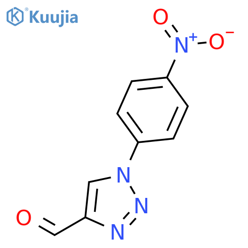 1-(4-nitrophenyl)-1H-1,2,3-triazole-4-carbaldehyde structure