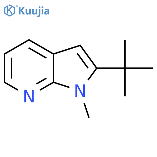 2-(tert-butyl)-1-methyl-1H-pyrrolo[2,3-b]pyridine structure