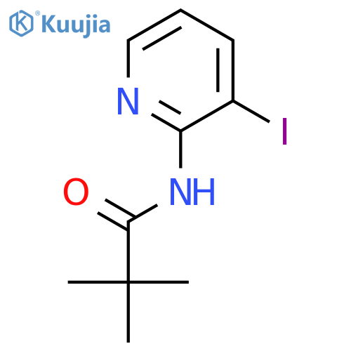 N-(3-Iodopyridin-2-yl)pivalamide structure