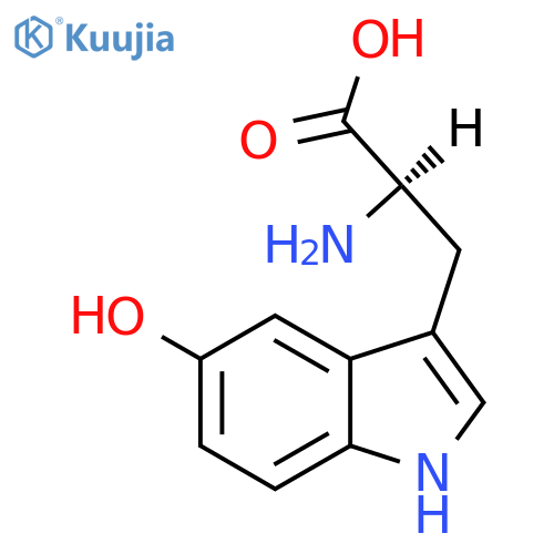 5-Hydroxy-D-tryptophan structure
