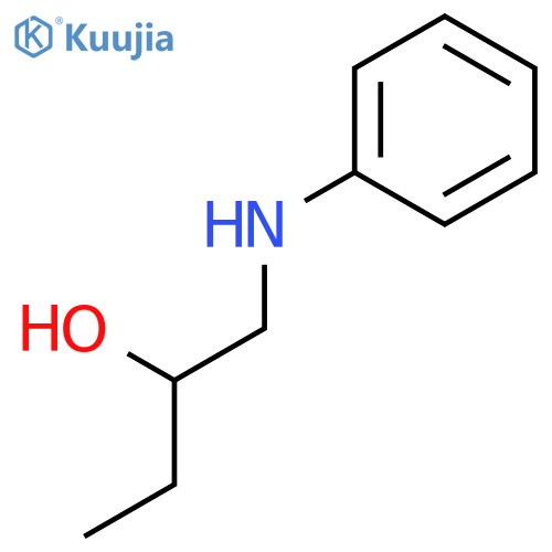 2-Butanol, 1-(phenylamino)- structure