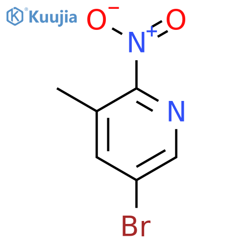 5-Bromo-3-methyl-2-nitropyridine structure