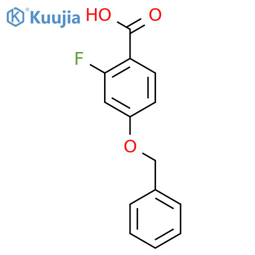 4-(Benzyloxy)-2-fluorobenzoic acid structure