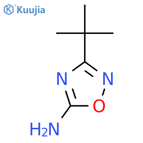 3-tert-butyl-1,2,4-oxadiazol-5-amine structure