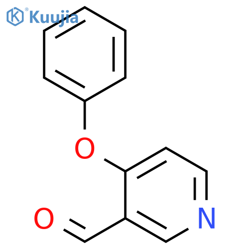 4-phenoxypyridine-3-carbaldehyde structure