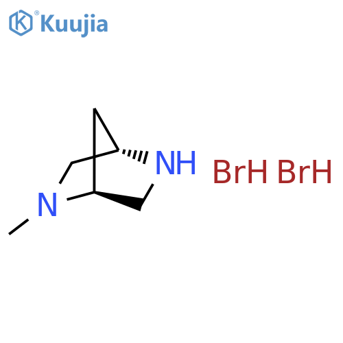 2-methyl-2,5-diazabicyclo[2.2.1]heptane;dihydrobromide structure