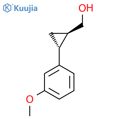 [(1R,2R)-2-(3-Methoxyphenyl)cyclopropyl]methanol structure