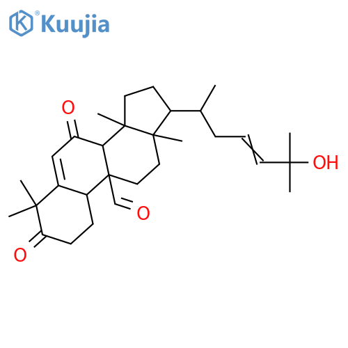 Cucurbita-5,23-diene-3,7,19,25-tetrol; (3β,7β,23E)-form, 3,7-Diketone, 19-aldehyde structure