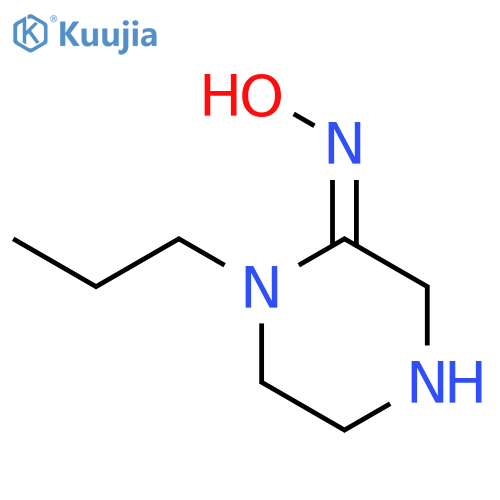 2-Piperazinone,1-propyl-, oxime structure