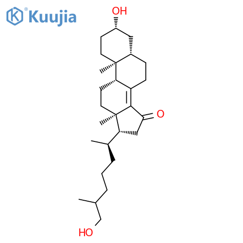 Cholest-8(14)-en-15-one,3,26-dihydroxy-, (3b,5a)- (9CI) structure