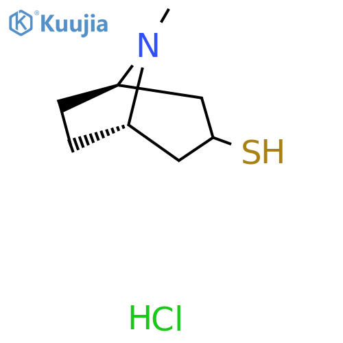 exo-Tropine-3-thiol Hydrochloride structure