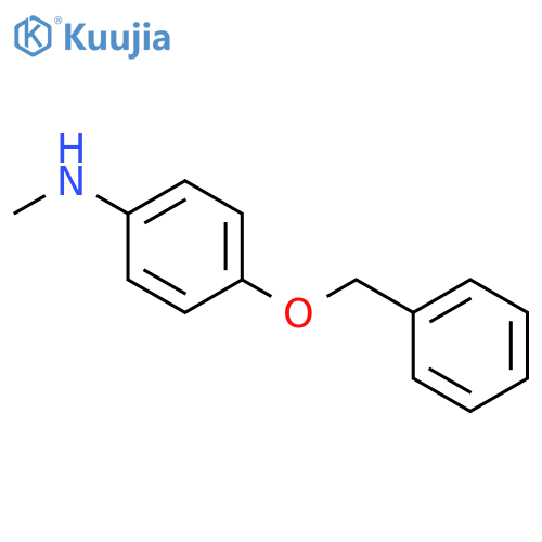 Benzenamine,N-methyl-4-(phenylmethoxy)- structure