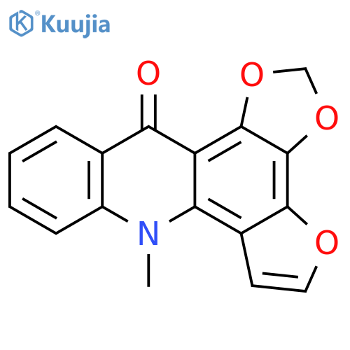 1,3-Dioxolo[4,5-a]furo[2,3-c]acridin-12(7H)-one,7-methyl- structure