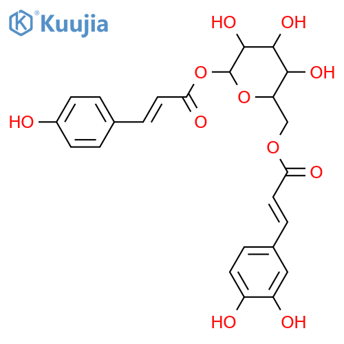 6-O-Caffeoylglucose; β-D-Pyranose-form, 1-O-(4-Hydroxycinnamoyl) structure