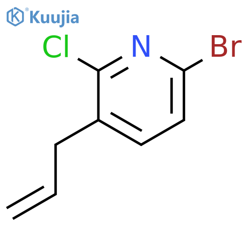 3-Allyl-6-bromo-2-chloropyridine structure