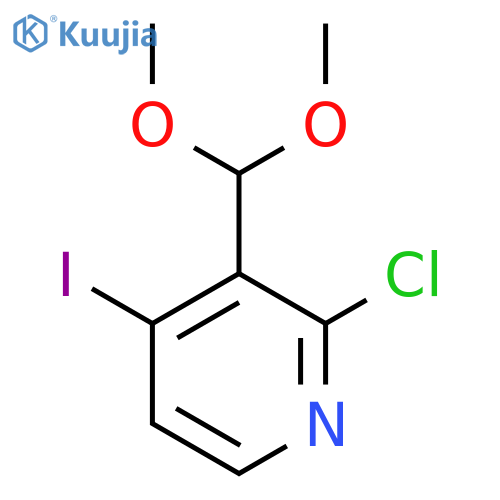 2-Chloro-3-(dimethoxymethyl)-4-iodopyridine structure