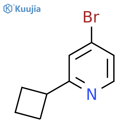 4-Bromo-2-cyclobutylpyridine structure
