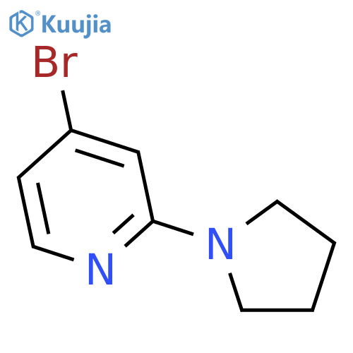 4-Bromo-2-pyrrolidin-1-ylpyridine structure