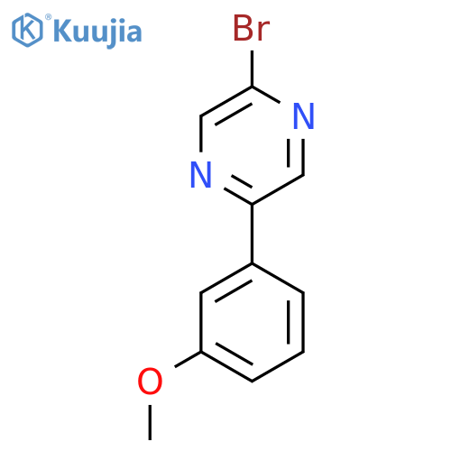 2-Bromo-5-(3-methoxyphenyl)pyrazine structure