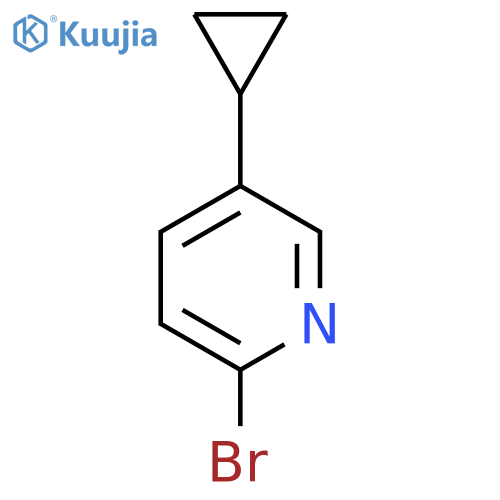 2-Bromo-5-cyclopropylpyridine structure