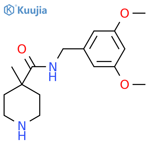 N-(3,5-Dimethoxybenzyl)-4-methylpiperidine-4-carboxamide structure