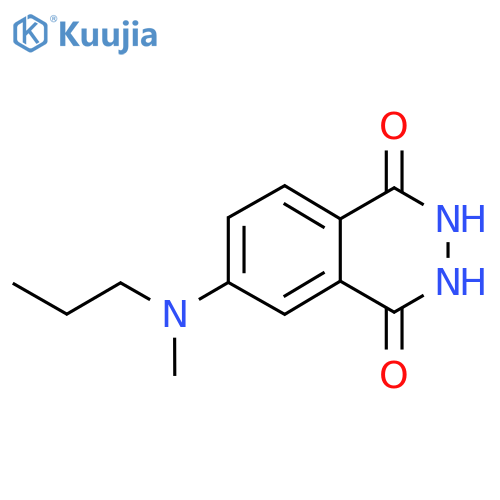 6-[Methyl(propyl)amino]-2,3-dihydrophthalazine-1,4-dione structure