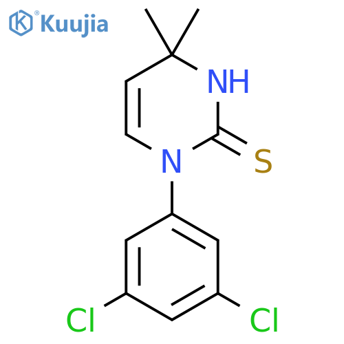 1-(3,5-Dichlorophenyl)-4,4-dimethyl-1,4-dihydropyrimidine-2-thiol structure