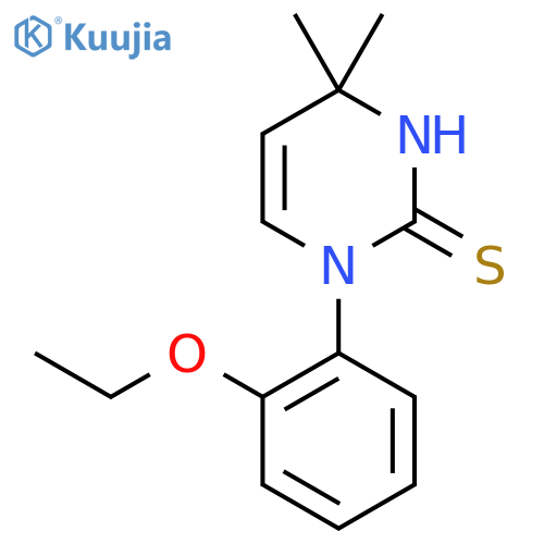 1-(2-Ethoxyphenyl)-4,4-dimethyl-1,4-dihydropyrimidine-2-thiol structure