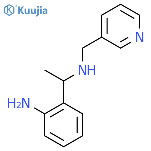 [1-(2-Aminophenyl)ethyl](pyridin-3-ylmethyl)amine structure
