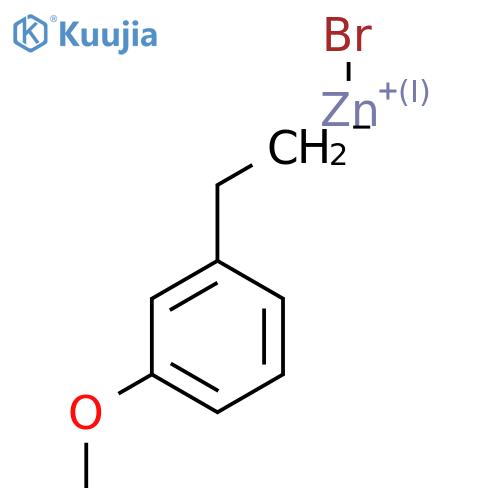 3-Methoxyphenethylzinc bromide structure