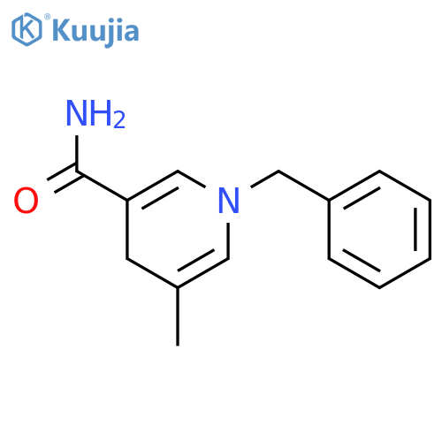 1-benzyl-5-methyl-4H-pyridine-3-carboxamide structure