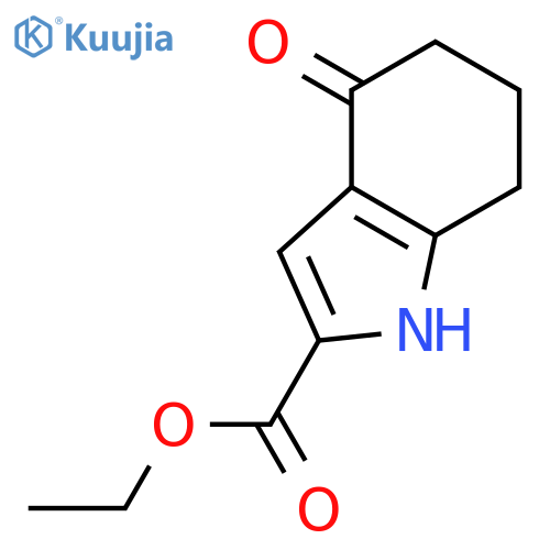 ethyl 4-oxo-1,5,6,7-tetrahydroindole-2-carboxylate structure