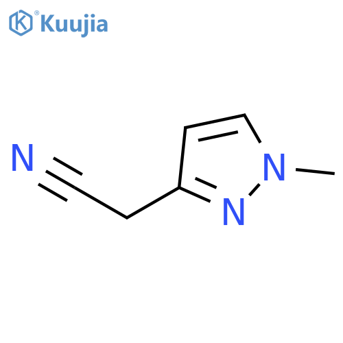 2-(1-methyl-1H-pyrazol-3-yl)acetonitrile structure