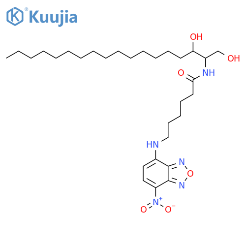 N-[(2s,3r)-1,3-dihydroxy-2-octadecanyl]-6-[(7-nitro-2,1,3-benzoxa Diazol-4-yl)amino]hexanamide structure