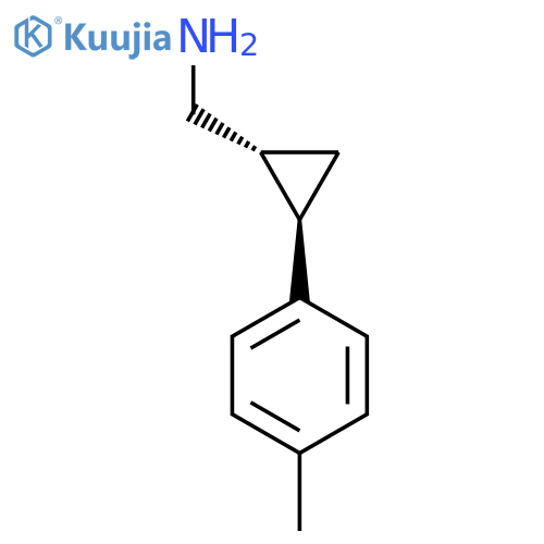rac-(1R,2R)-2-(4-methylphenyl)cyclopropylmethanamine structure