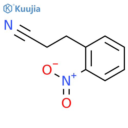 3-(2-nitrophenyl)propanenitrile structure