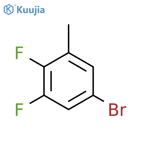 5-Bromo-1,2-difluoro-3-methylbenzene structure