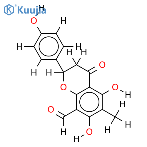8-formyl-6-methylnaringenin structure