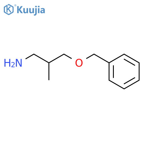 3-(Benzyloxy)-2-methylpropan-1-amine structure