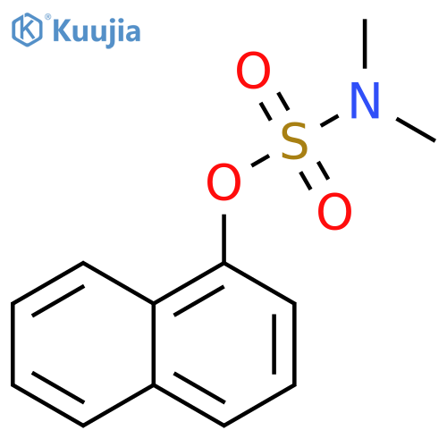 Sulfamic acid, N,N-dimethyl-, 1-naphthalenyl ester structure