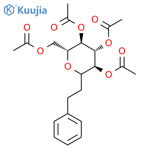 1,5-Anhydro-1-phenethylsorbitol tetraacetate structure